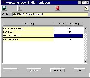 Verpackungseinheiten